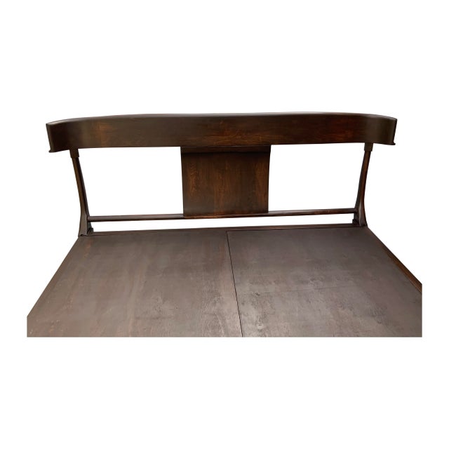 Not Yet Made - Made To Order Medellin Mid-Century Style Klismos Queen Bedframe For Sale - Image 5 of 7