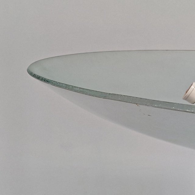 French Art Deco Floor Lamp in Satin Glass, 1920s For Sale - Image 3 of 18