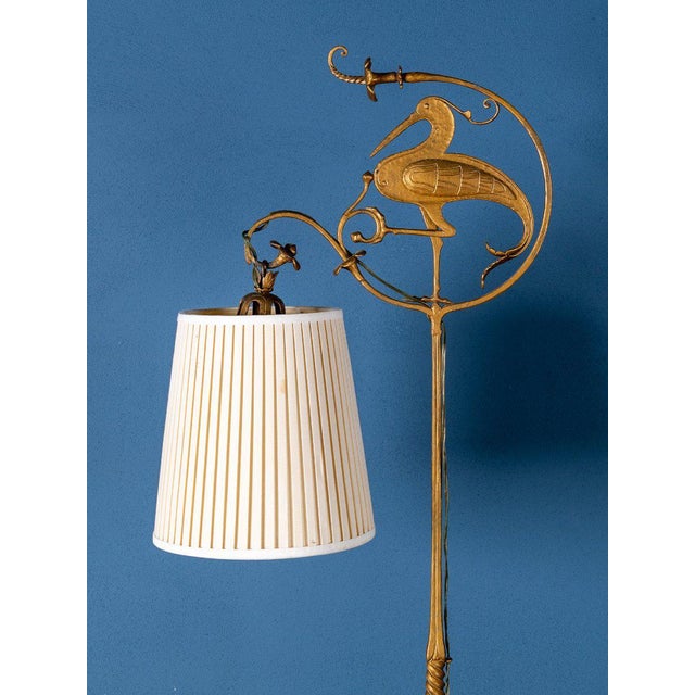 Art Deco Wrought Iron Floor Lamp by Carlo Rizzarda, Italy, 1930s For Sale - Image 4 of 6