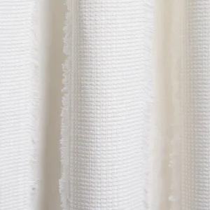 Schumacher Tulum Casement Fabric in Ivory