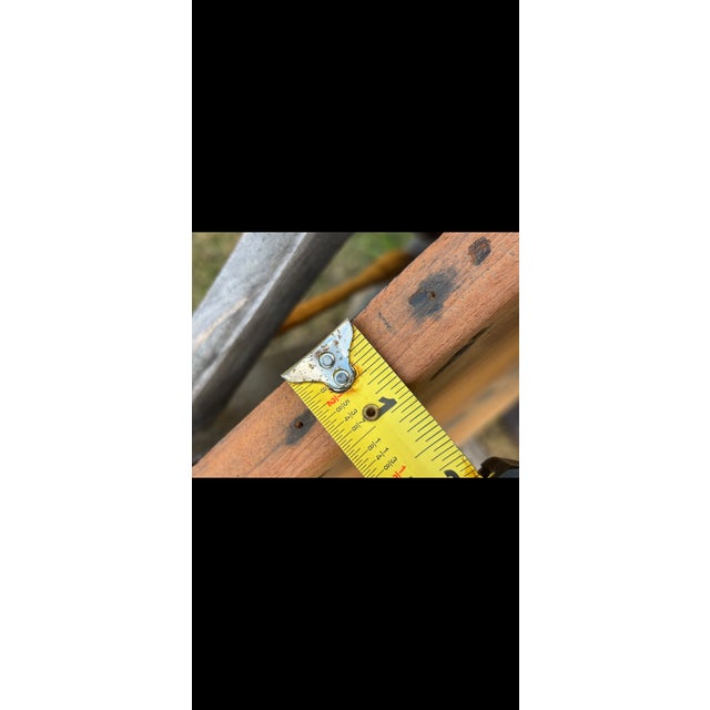 1930s Vintage & Unique Wooden Railroad Crate/Side For Sale - Image 13 of 15