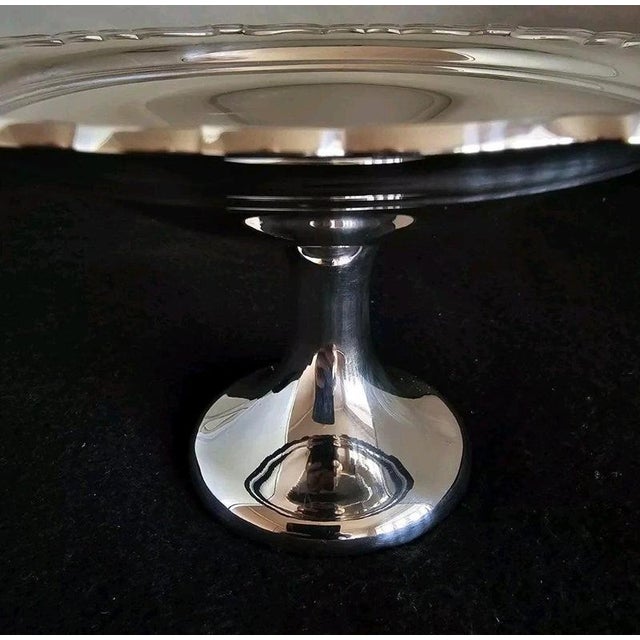 Sterling Silver Pedestal Tazza Bon Bon Dish by William Aitken, Birmingham, 1904 For Sale - Image 16 of 18