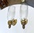 Pair Federal Style Sheild Back Brass Candle Wall Sconces For Sale - Image 4 of 18