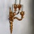 Metal Tall Five-Light Gilt Metal Leaf Form Sconces - a Pair For Sale - Image 7 of 9