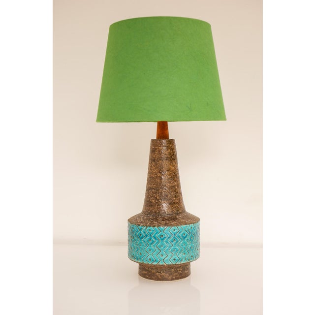 A classic ceramic lamp designed by aldo londi for bitossi, italy. one of the most iconic designs of the italian mid-...