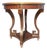 Ethan Allen Attributed Neoclassical Empire Revival Mahogany Sunburst Center Table For Sale