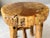 Wood Circa 1970 Rustic Chic Mortise & Tenon Timber Hardwood Circular Seat Stool For Sale - Image 7 of 12