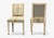 Jean-Michel FrankLouis XVI Style, 4 Dining Side Chairs, Parchment, France For Sale - Image 15 of 17
