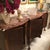 1990s Traditional Italian Cherry Wood With Rojo Bilbao Marble Top Buffet For Sale - Image 12 of 12