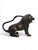 Metal Bronze Seated Lion Sculpture, 19th Century For Sale - Image 7 of 10