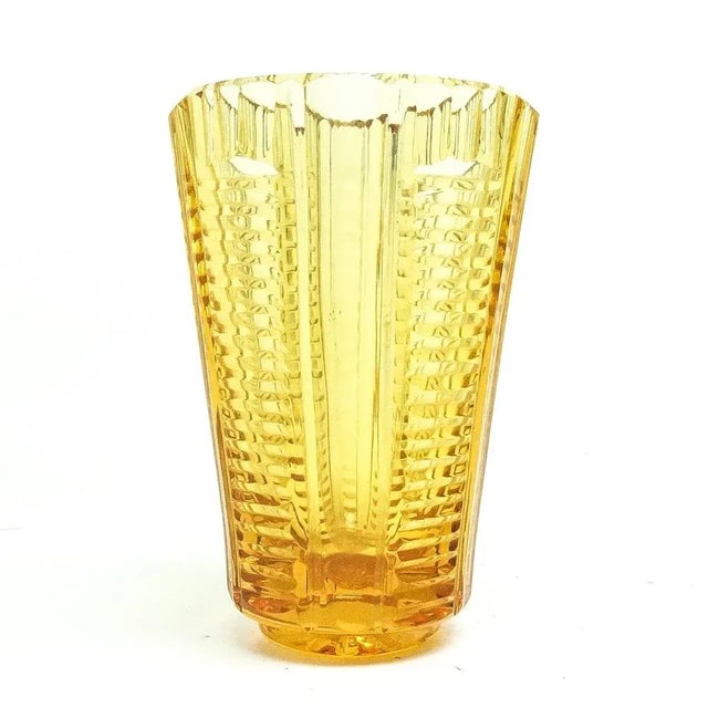 Polish Art Deco Vase from Josephine Glassworks, 1930s For Sale - Image 10 of 10