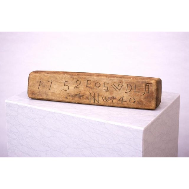 Wood Antique Swedish Folk Art Birch Box with Sliding Lid, 1752 For Sale - Image 7 of 9