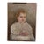 Antique Folk Art Oil Portrait of a Child, Circa 1890–1910 For Sale