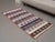 1970s Vintage Handmade Wool Cotton Red Blue Runner Rug For Sale - Image 10 of 11