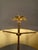 Early 20th Century French Bronze and Tall French Bouillotte Style Table Lamp With Red Hand-Painted Shade For Sale In Indianapolis - Image 6 of 16