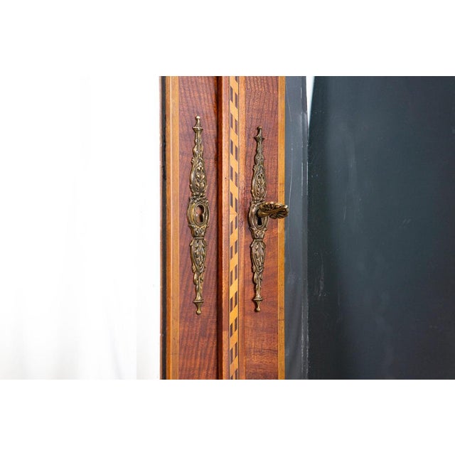 Vintage Brown Laundry Wardrobe For Sale - Image 17 of 18