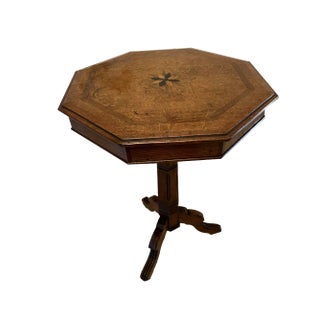 Victorian Oak Lamp Table, 1850s For Sale