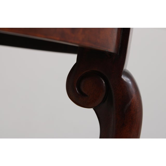 Theodore Alexander 3 Tier Round Flame Mahogany End Lamp Table For Sale - Image 9 of 13