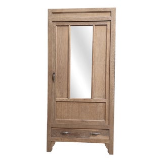 Art Deco Oak Bonnetière, 1930s For Sale