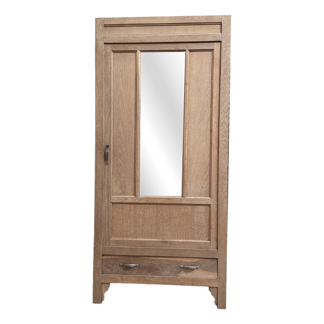 Art Deco Oak Bonnetière, 1930s For Sale