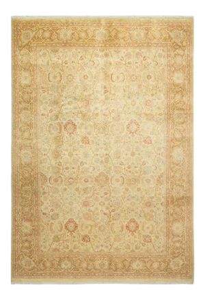 Mogul Collection Hand-Knotted Area Rug - Ivory Collection 6' 3" X 8' 10"