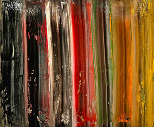 Mr Garcia, Circus Strip 2, Acrylic on Canvas
