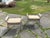 Pair of Swedish Stools Estimated 1850 For Sale - Image 4 of 4