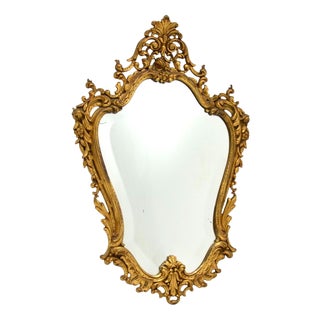Antique French Gilt Bronze Mirror, 1900s For Sale