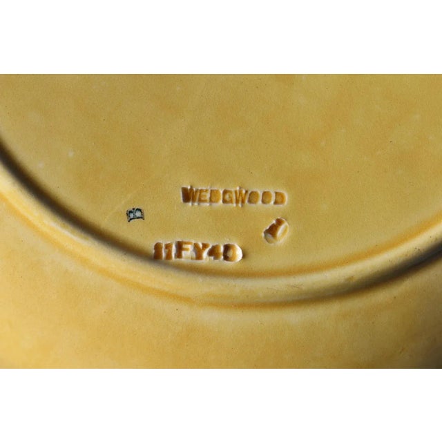 1940s Wedgwood Majolica Strawberries and Leaves Plate For Sale - Image 11 of 13