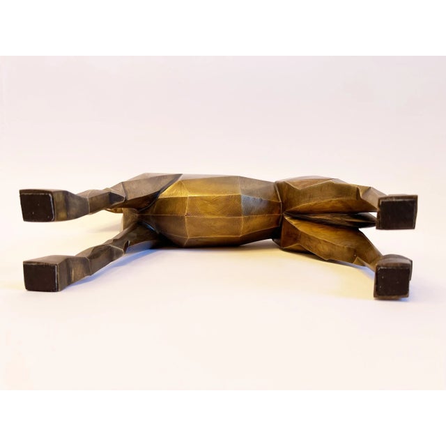 2000s Vintage Modern Cubism Equestrian Horse Sculpture For Sale - Image 10 of 10