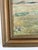 This antique original oil painting, signed and dated 1926, shows a light countryside landscape with a large tree, open...