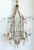 Vintage Swag Crystals Pagoda Chandelier For Sale - Image 12 of 12