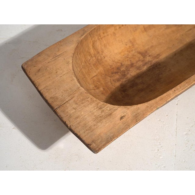 Antique Primitive Style Oval Bowl, 1900 For Sale - Image 5 of 14