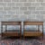 Vintage Hekman Traditional Regency Walnut 2 Drawer Tiered Cane Cut Side Tables - A Pair For Sale - Image 12 of 15