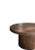 Not Yet Made - Made To Order Round Solid Teak Wood Sofa Table, Modern Organic, Stunning Wood Textures, Burnt For Sale - Image 5 of 6