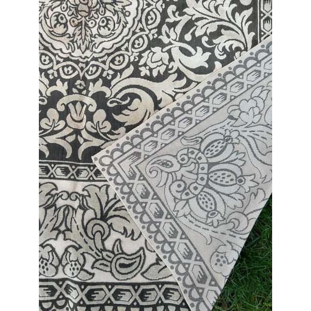 Art Nouveau Velvet Table Runner For Sale - Image 4 of 6