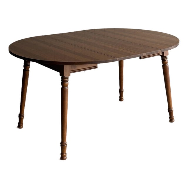 Vintage Tell City Chair Extendable Dining Table For Sale