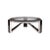 The Triton Cocktail Table pairs black fossil stone with stainless steel to create a striking architectural center for...