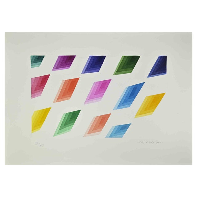 Piero Dorazio, Nuances, Etching, 1980 For Sale