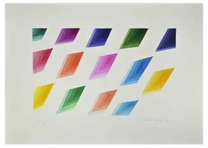 Piero Dorazio, Nuances, Etching, 1980