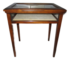 Vintage Brandt Furniture Federal Style Mahogany Brighton Court Curio Table