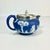 Early 20th C Antique English Chippendale Wedgwood Sterling Silver Hellenic Porcelain Tea Pot For Sale - Image 10 of 16