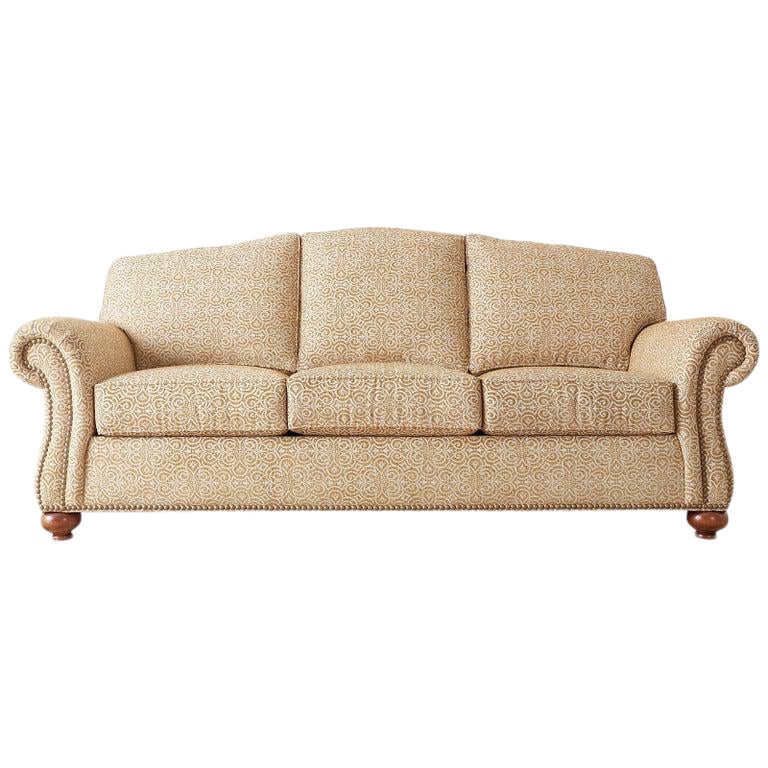 English Style Ethan Allen ThreeSeat Sofa Chairish