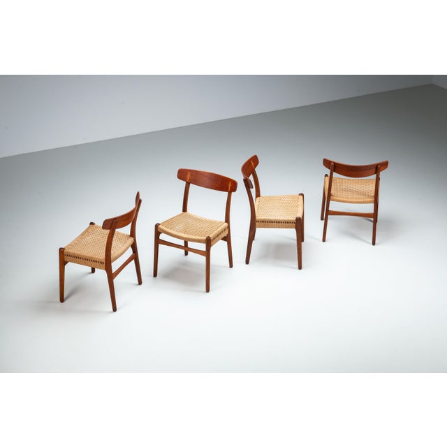 1960s CH23 Dining Chairs by Hans J. Wegner for Carl Hansen & Søn, 1960s, Set of 4 For Sale - Image 5 of 17