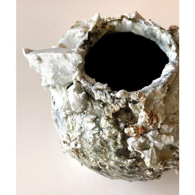 Contemporary Ceramic Moon Jar by Akiko Hirai For Sale - Image 4 of 18