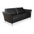 Vanda 2-Seater Sofa in Anthracite Leather from Koinor For Sale - Image 4 of 13