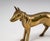 Hollywood Regency Stylized Brass Greyhound Sculpture on Marble Base, 1960s For Sale - Image 15 of 18