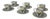 Villeroy & Boch Basket Cups and Saucers - Set of 6 For Sale