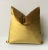 Bold Gold Velvet 24" Custom Pillow Pair Zip Closure / Down Inserts Included Designer High Quality Fabric
