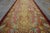 1930s Pink Rose Geometric European Antique Spanish Cuenca Carpet 2'10'' X 13' Wool Knooted Rug For Sale In New York - Image 6 of 10